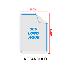Placa ps 1mm com adesivo 40x60cm
