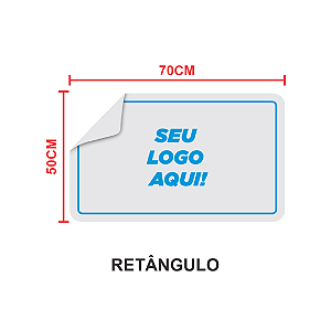 Placa ps 1mm com adesivo 50x70cm