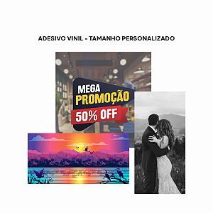 Adesivo Vinil - Tamanho Personalizado