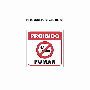 Placa PS 1mm 30x30 cm