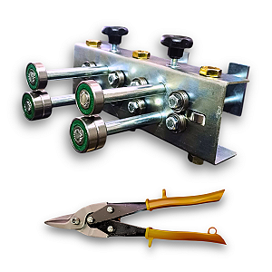Kit Dobrador de Calha Duplo + Alicate