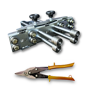 Kit Dobrador de Calha Duplo + Alicate