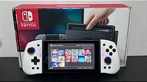 Nintendo Switch V1 Usado bem conservado Desbloqueado + SD 128GB + Muitos Jogos