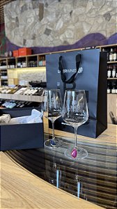 KIT - 2 TAÇAS LIBER WINES + 2 MARCA-TAÇAS ÁGATHA
