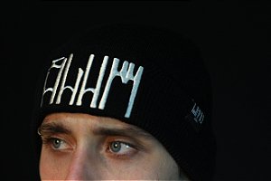 Touca Slum Basic Bordada - Preta