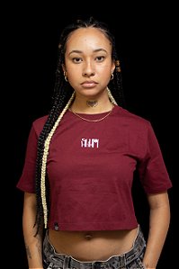 Croped Slum Basic - Marsala