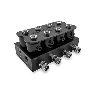BLOCO VÁLVULAS 10mm HKI 4 SAÍDA SUSPENSÃO A AR