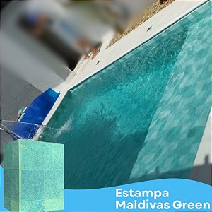 Estampa Maldivas Green 0,7mm  Vinil