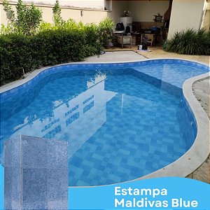 Estampa Maldivas Blue 0,7mm Vinil