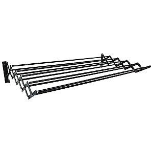 Varal Sanfonado Mega Forte 120 cm Retrátil em Alumínio - Bitenfer Varais