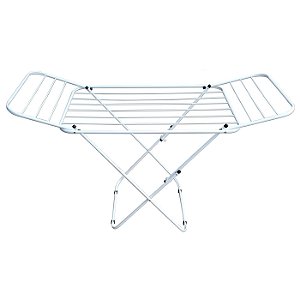 Varal de Chão com Abas Branco Resistente - Bitenfer Varais