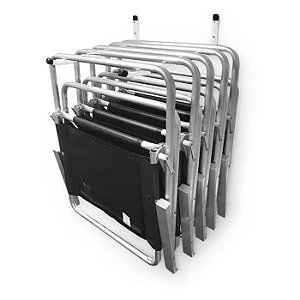 SUPORTE CADEIRA DE PRAIA FIXO ALUMINIO BRANCO - BITENFER