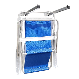 Suporte Articulado Cadeira de Praia Aluminio Natural - Bitenfer Varais