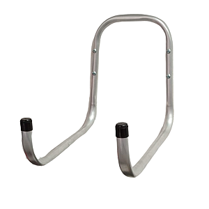 Suporte Gancho Multiuso de Parede em Alumínio para Escada, Bike e Mangueira Natural - Bitenfer