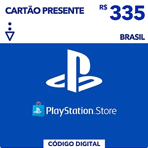 Gift Card Playstation Store R$335 - Código Digital