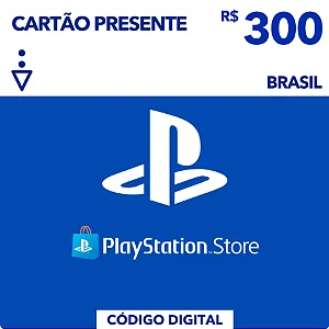 Gift Card Playstation Store R$300 - Código Digital