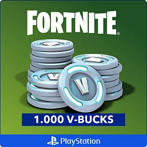 Fortnite 1.000 V-Bucks PS4 e PS5 - Código Digital