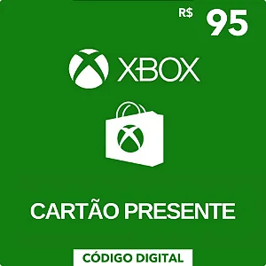 Cartão Presente Xbox R$95 - Código Digital