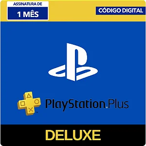 Playstation Plus Deluxe 1 Mês - Código Digital