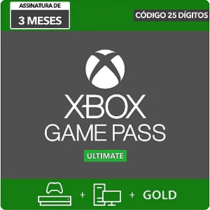 Xbox Game Pass Ultimate 3 Meses - Código Digital