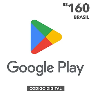 Gift Card Google Play R$160 Reais - Código Digital