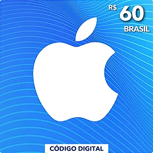Cartão da App Store R$60 Reais - Código Digital