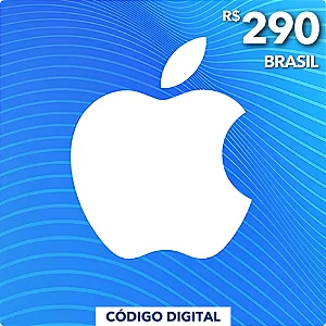 Cartão da App Store R$290 Reais - Código Digital
