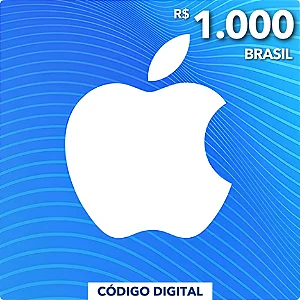 Cartão da App Store R$1.000 Reais - Código Digital