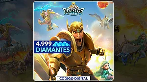 Lords Mobile - 4.999 Diamantes - Código Digital