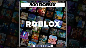 Roblox - 800 Robux - Código Digital