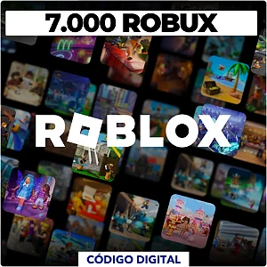 Roblox - 7.000 Robux - Código Digital