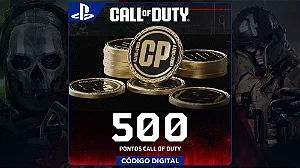 Call Of Duty - 500 Points PS4 e PS5 - Código  Digital