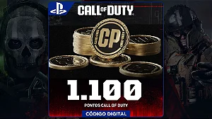 Call Of Duty - 1.100 Points PS4 e PS5 - Código Digital