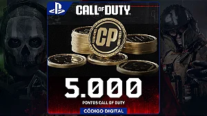 Call Of Duty - 5.000 Points PS4 e PS5 - Código Digital