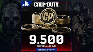 Call Of Duty - 9.500 Points PS4 e PS5 - Código Digital