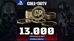 Call Of Duty - 13.000 Points PS4 e PS5 - Código Digital