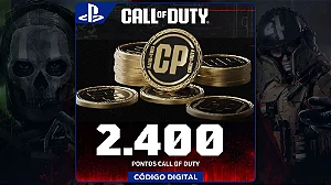 Call Of Duty - 2.400 Points PS4 e PS5 - Código Digital