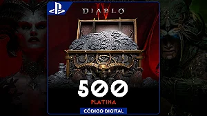 Diablo IV - 500 Platina PS4 e PS5 - Código Digital