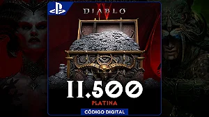 Diablo IV - 11.500 Platina PS4 e PS5 - Código Digital