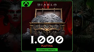 Diablo IV - 1.000 Platina Xbox One e Series - Código Digital