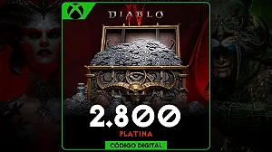 Diablo IV - 2.800 Platina Xbox One e Series - Código Digital