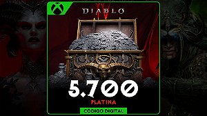 Diablo IV - 5.700 Platina Xbox One e Series - Código Digital
