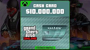 GTA Online - 10.000.000 Cash Cards Xbox One e Series - Código Digital