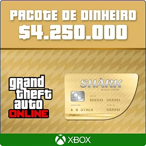GTA Online - 4.250.000 Cash Cards Xbox One e Series - Código Digital