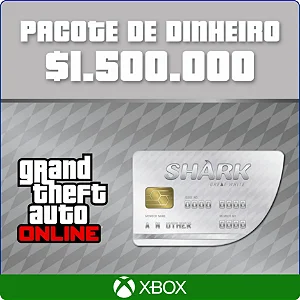 GTA Online - 1.500.000 Cash Cards Xbox One e Series - Código Digital