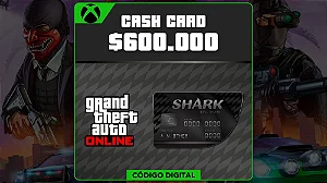 GTA Online - 600.000 Cash Cards Xbox One e Series - Código Digital