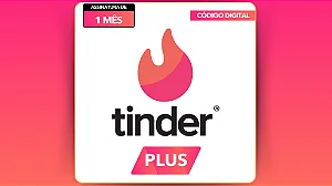Tinder Plus 1 Mês - Código Digital