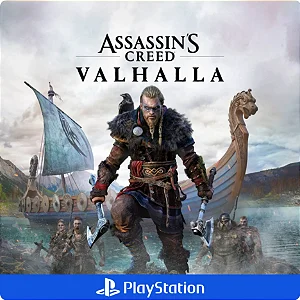 Assassins Creed Valhalla PS4 e PS5 - Código Digital