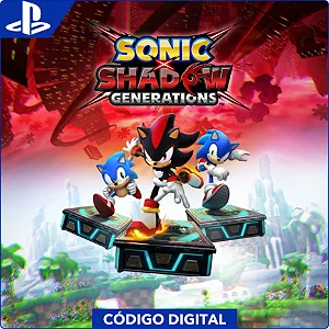 Sonic X Shadow Generations PS4 e PS5 - Código Digital