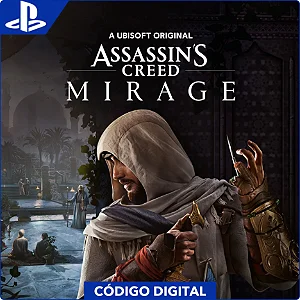 Assassins Creed Mirage PS4 e PS5 - Código Digital